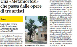 Fondazione Arsenale, Giornale di Brescia, 2018