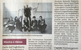 Villa Fenaroli e LCM, Giornale di Brescia, 2017