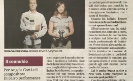 IAM New York, Giornale di Brescia, articolo 2016