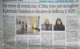 Giornale di Brescia. Mostra Fili-Form, L’Altra Arte, Bagnolo Mella, 2023